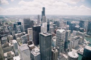 High View of Chicago's Skyline