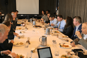 Executives networking event luncheon with Tenant Advisory Group